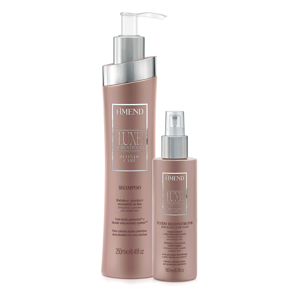 Kit Amend Luxe Creations Blonde Care | 2 produtos